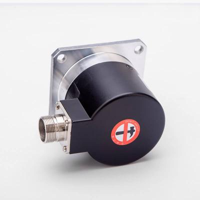 68mm solid shaft rotary encoder with flange