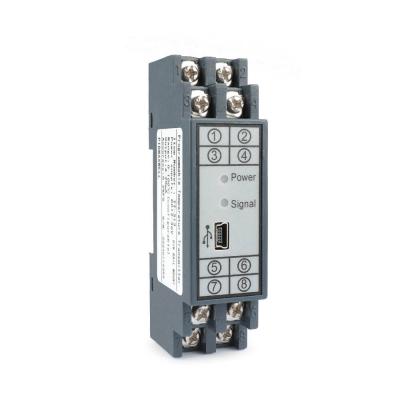 Programmable din rail mount temperature transmitter